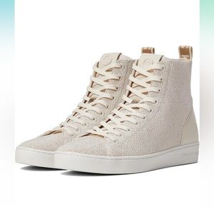 Michael Kors Cream Women’s High-Top Sneakers 5.5